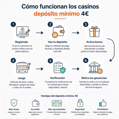 casino depósito mínimo 4 euro