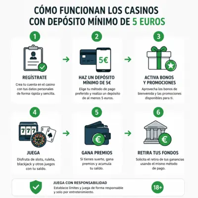 casino depósito mínimo 5 euro