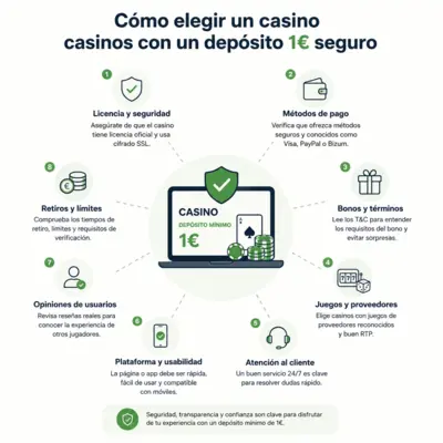 online casino depósito mínimo 1 euro