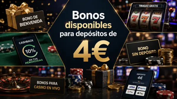 casino depósito mínimo 4 euro