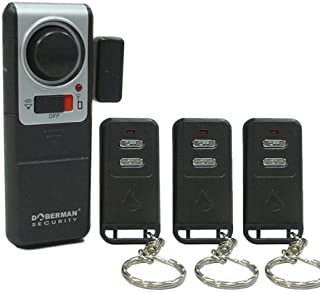 Alarma casa- WER alarma hogar magnetica a distancia inalambrico de seguridad para puertas y ventanas (3 controles remotos)