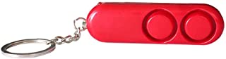 Alarma Personal De Autodefensa De Seguridad En Llavero con Fuerte Doble Sirena De Alarma Facil De Usar (Rojo)