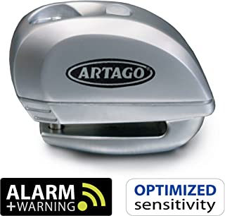 Artago 22S.6M Candado antirrobo Moto Disco Alarma 120 db y Warning Inteligente- Metalico- 6