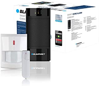 Blaupunkt Smart Home Alarm Q3000 Starter Kit para casa- apartamento- tienda- casa de vacaciones. IP de alarma- detector de movimiento (IR-S1L)- radio de puerta-ventana sensor (DC-S1)
