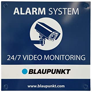 Cartel disuasorio Blaupunkt - Advierte de la presencia de la Alarma Sin Cuotas mas segura del mercado
