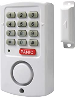 Elro SC11 Contacto magnetico 10.041.12 Smartwares SC11-Alarma para Puertas y ventanas-105 dB-Teclado