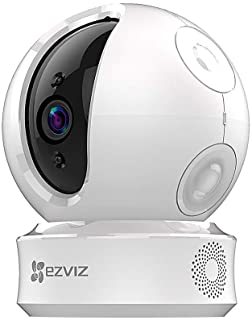 EZVIZ EZ360 720P Camara de Seguridad Pan-Tilt Wi-Fi con Vision Nocturna- Audio Bidireccional- Mascara de Privacidad Inteligente- Servicio de Nube Disponible- Compatible con Alexa- Google Home y IFTTT