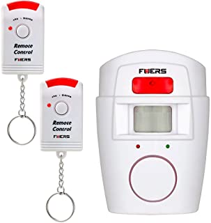 Fuers - Alarma del Sensor de Movimiento de casa Fuers Alarma hogar de Movimiento + 2 mandos a Distancia (1 Pieza)