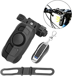 GuDoQi Antirrobo Alarma de Bicicleta Inalambrico USB Recargable- Bocina de 110dB- Alarma de Disparo de Vibracion Antirrobo con Control Remoto para Viajes Deportivos al Aire Libre