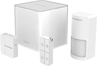 iSmart Alarm Paquete inteligente de seguridad para el estudios y apartamentos de 1 dormitorio- Blanco