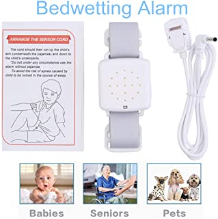 KEAIMEI - Alarma para dormir para ninos y ninas- alarma de pipi con sonido y vibracion para curar la cama mojandose a traves de los sensores Enuresis