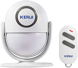 KERUI P6 Sensor Movimiento alarma con sonido inalambrico- Sistema Alarma para Casa Seguridad con Mode de Timbre Puerta-Alarma Antirrobo- Kit Alarma con Control Remoto para Hogar-Garaje-Autocaravana