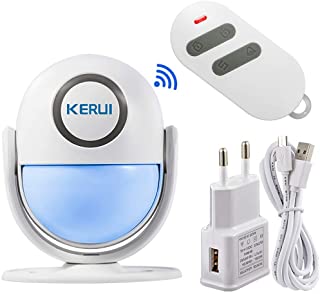 KERUI WP6 Sensor Alarma Casa WiFi Inalambrico Control por APP- Sistema Alarma Puerta Antirrobo con 125 dB Sirena y Luces- Detector de Movimiento Infrarrojos para Hogar-Tienda-Oficina-Entrada Puerta