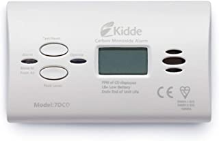 Kidde 7DCOC - Alarma de monoxido de carbono pantalla digital de sensor 10 anos y una garantia
