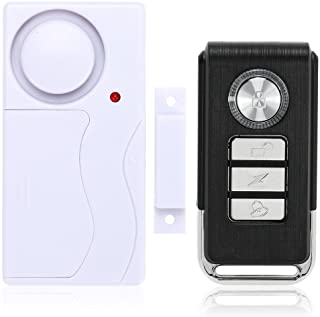 KKmoon Alarma de Puerta Sensor Magnetico Inalambrico Control Remoto Detector Ventana Seguridad para Hogar