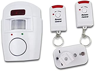 LNIMIKIY - Alarma inalambrica con sensor de movimiento- detector de movimiento antirrobo- sistema de alarma inalambrico- facil de instalar- cobertizo para el hogar-autocaravana- seguridad