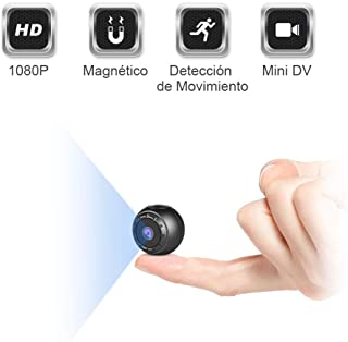 Mini Camara Espia Oculta- MHDYT 1080P HD Micro Camara Vigilancia Grabadora de Video Portatil con IR Vision Nocturna Detector de Movimiento- Camara Seguridad Pequena Inalambrica Interior-Exterior