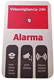 Pegatinas de alarma (5 unidades- varios tamanos)