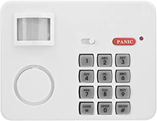 Richer-R Alarma Inalambrica con Sensor de Movimiento PIR-105dB Alarma de Seguridad Antirrobo，Distancia de 3-5 Metros-angulo de 105 Grados(Blanco)