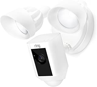Ring Floodlight Cam - Camara de seguridad HD con focos integrados- comunicacion bidireccional y alarma sonora