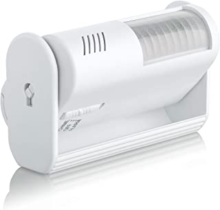 SEBSON Sensor Movimiento con alarma y con sonido para tiendas- Alarma timbre- Alimentado por Bateria- Alarma de Seguridad