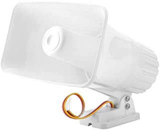 Sirena cuerno- 150dB Alarma electronica sirena cuerno sistema de alarma de seguridad - interior-exterior