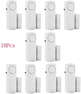 STRIR Alarma para puertas y ventanas - set de 10 protecciones antirrobo - alarma inalambrica - 120dB intensidad acustica - Seguridad para el hogar