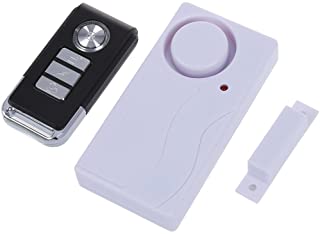TOOGOO(R) Inalambrico Sensor de seguridad de ventana puerta magnetica Alarma antirrobo de entrada - Remoto control