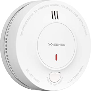 X-Sense Alarma de Humo- bateria de 10 anos- Precision de deteccion 5 Veces Mejor con Menos Falsas alarmas- Detector de Incendios con certificacion TUV y EN 14604
