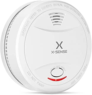X-Sense Alarma de Humo SD12- Detector Fotoelectrico de Humo con Alarma de Incendio Inteligente- 10 Anos de Duracion de la Bateria y Chequeo Automatico- EN 14604- Certificacion CE