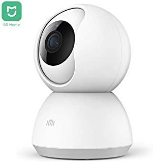 Xiaomi IMI Mi Home 1080P HD Camara IP Inalambrica Inteligente Vigilancia Interior Camara de Seguridad WiFi Pan-Tilt Audio Bidireccional Vision Nocturna Deteccion de Movimiento Monitor Remoto (Blanco)