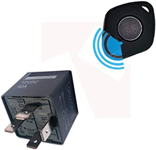 YOUANDMI 12V Alarma Coche Rele Sin Instalacion con USB Recargable Mando A Distancia -Universal Cerradura Electronica Seguridad Kits para Coche(30-40A)